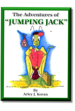 The Adventures of Jumping Jack, juvenille book cover